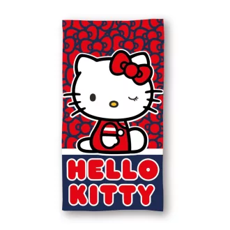 Hello Kitty Cutie Style fürdőlepedő, strandtörölköző 70x140 cm (Fast Dry)