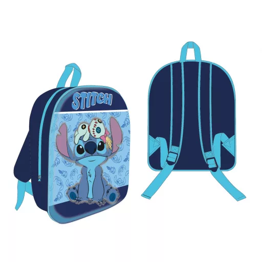 Disney Lilo és Stitch, A csillagkutya Mischief 3D hátizsák, táska 30cm