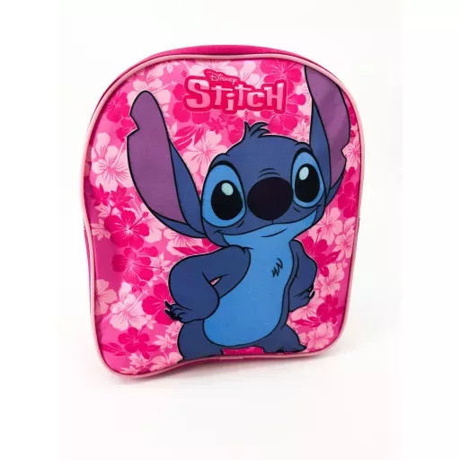 Disney Lilo és Stitch, A csillagkutya Pink Leaf hátizsák, táska 30cm