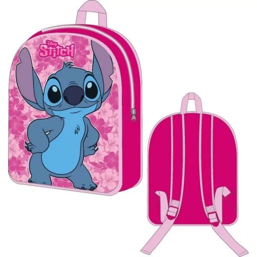 Disney Lilo és Stitch, A csillagkutya Pink Leaf hátizsák, táska 30cm