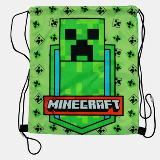 Minecraft Green Zone sporttáska, tornazsák 40cm