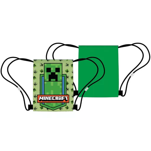 Minecraft Green Zone sporttáska, tornazsák 40cm
