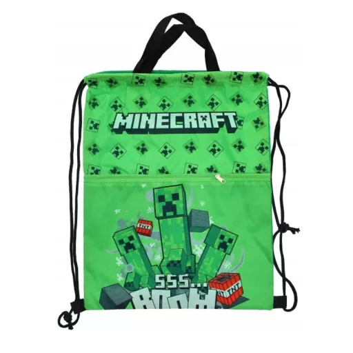 Minecraft Boom Deluxe sporttáska, tornazsák 45cm
