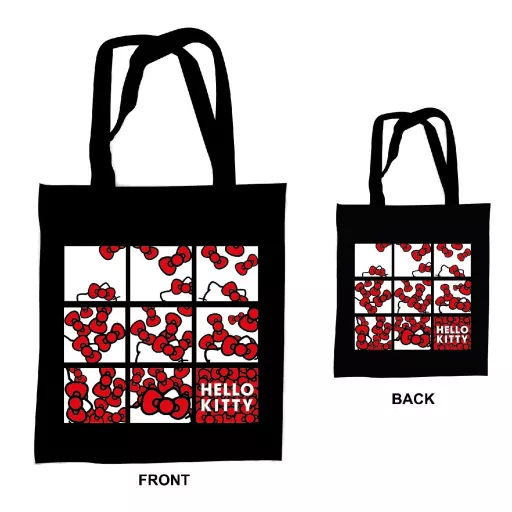 Hello Kitty Bows vászontáska, bevásárlótáska 44cm