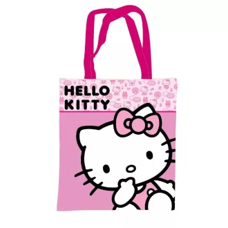 Hello Kitty Pink vászontáska, bevásárlótáska 44cm