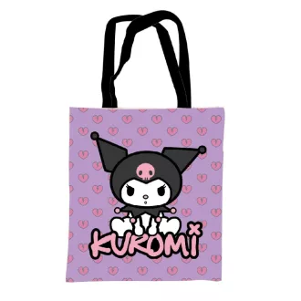 Hello Kitty Kuromi vászontáska, bevásárlótáska 44cm