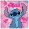 Disney Lilo és Stitch, A csillagkutya Pink Paradise kéztörlő, arctörlő, törölköző 30x30 cm
