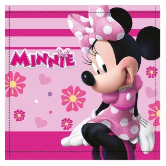 Disney Minnie Sweet Bow kéztörlő, arctörlő, törölköző 30x30 cm