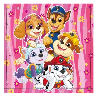 Mancs Őrjárat Happy Team kéztörlő, arctörlő, törölköző 30x30 cm