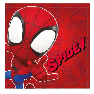 Pókember Spidey Red kéztörlő, arctörlő, törölköző 30x30 cm