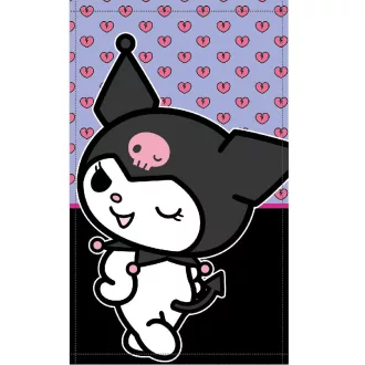 Hello Kitty Kuromi kéztörlő, arctörlő, törölköző 30x50 cm