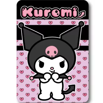 Hello Kitty Kuromi Heart polár takaró 100x140 cm