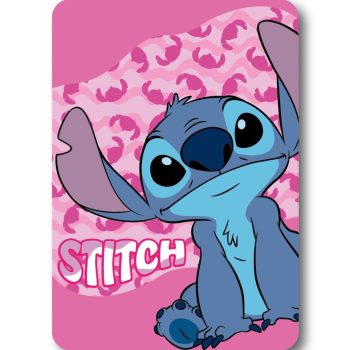 Disney Lilo és Stitch, A csillagkutya Pink Wave polár takaró 100x140 cm