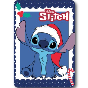 Disney Lilo és Stitch, A csillagkutya Holiday Karácsony polár takaró 100x140 cm