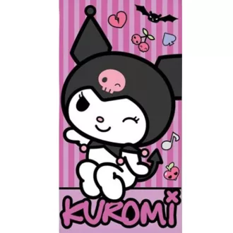   Hello Kitty Punk Kuromi fürdőlepedő, strandtörölköző 70x140cm (Fast Dry)