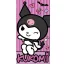 Hello Kitty Punk Kuromi fürdőlepedő, strandtörölköző 70x140cm (Fast Dry)
