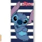 Disney Lilo és Stitch, A csillagkutya Cool Stripe fürdőlepedő, strandtörölköző 70x140 cm (Fast Dry)