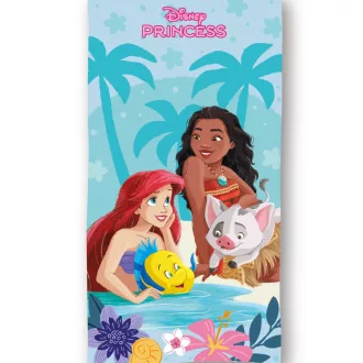 Disney Hercegnők Beachside fürdőlepedő, strandtörölköző 70x140 cm (Fast Dry)