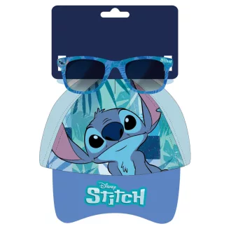   Disney Lilo és Stitch, A csillagkutya Blue Leaf napszemüveg és baseball sapka szett