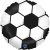 Focis Soccer Ball mini fólia lufi 19cm