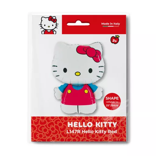 Hello Kitty Red fólia lufi 64cm