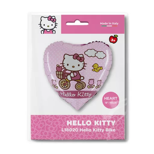 Hello Kitty Bike fólia lufi 46cm
