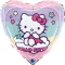 Hello Kitty Rainbow fólia lufi 46cm