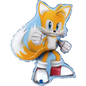 Sonic, a sündisznó Tails fólia lufi 66cm