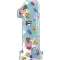 Peppa malac Blue 1-es szám fólia lufi 66cm