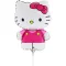 Hello Kitty Fuxia mini fólia lufi 35cm