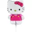 Hello Kitty Fuxia mini fólia lufi 35cm