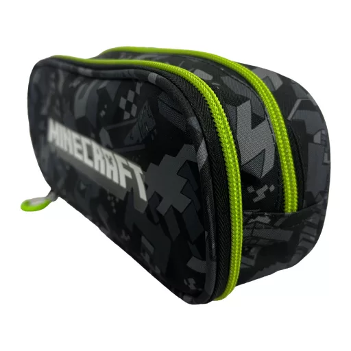 Minecraft Camo Terra 2 rekeszes tolltartó 23,5cm