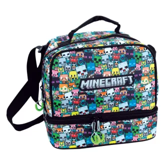 Minecraft Chibi thermo uzsonnás táska 21cm