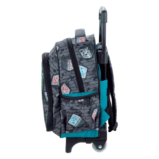 Minecraft Metro Art Blast gurulós ovis hátizsák, táska 30cm