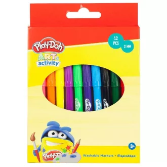 Play-Doh kimosható filctoll 12 db-os