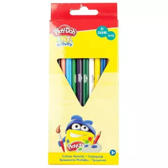 Play-Doh Art háromszögletű színes ceruza 24 db-os