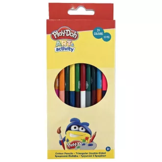   Play-Doh kétvégű, háromszögletű színes ceruza készlet