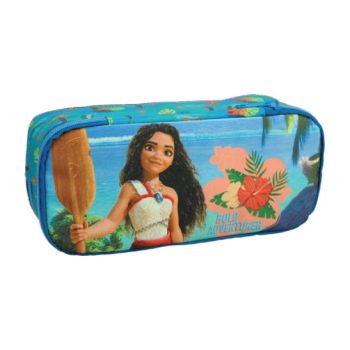 Disney Vaiana Bold Adventurer 2 rekeszes tolltartó 26 cm