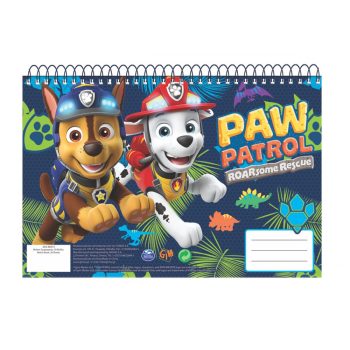 Mancs Őrjárat A/4 spirál vázlatfüzet 30 lapos