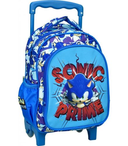 Sonic a sündisznó Prime gurulós ovis hátizsák, táska 30cm