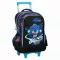 Sonic, a sündisznó Brawn gurulós iskolatáska, táska 46cm
