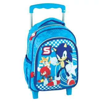   Sonic, a sündisznó Trio gurulós ovis hátizsák, táska 30 cm