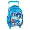 Sonic, a sündisznó Trio gurulós ovis hátizsák, táska 30 cm
