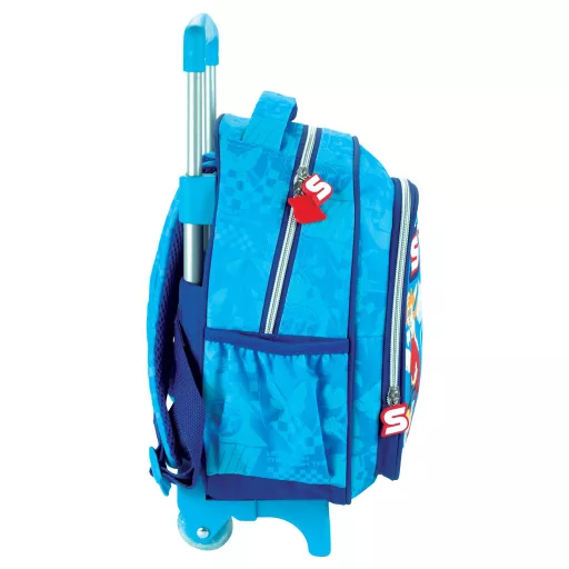 Sonic, a sündisznó Trio gurulós ovis hátizsák, táska 30 cm