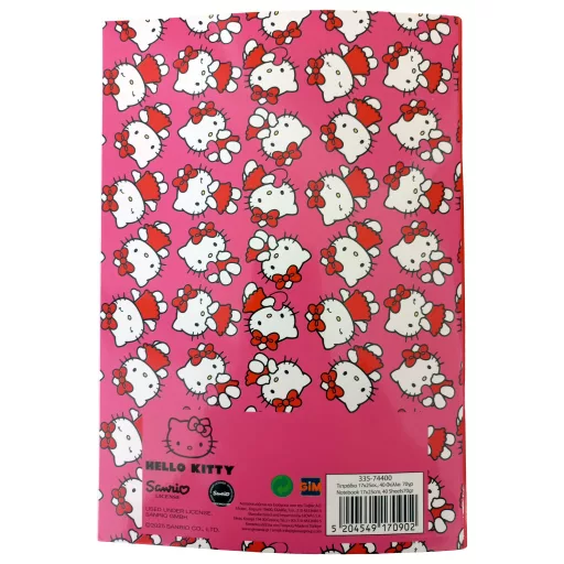 Hello Kitty Sweetheart B/5 vonalas füzet 40 lapos