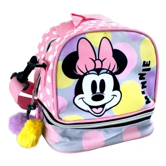 Disney Minnie Pretty in Pink thermo uzsonnás táska 21cm