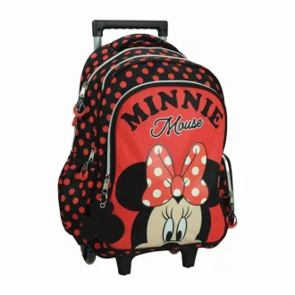 Disney Minnie Red Dots gurulós iskolatáska, táska 46cm