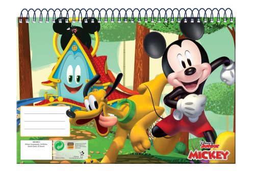 Disney Mickey Fun Times A/4 spirál vázlatfüzet, 30 lapos