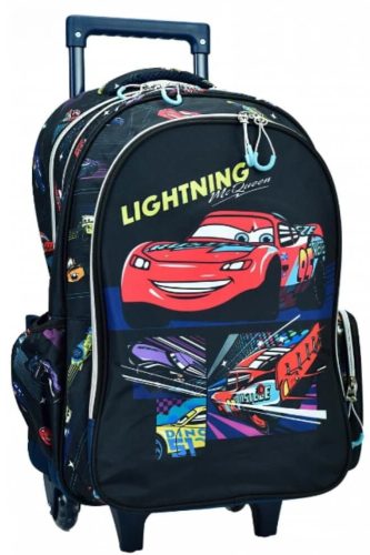 Disney Verdák Lightning gurulós iskolatáska, táska 46cm