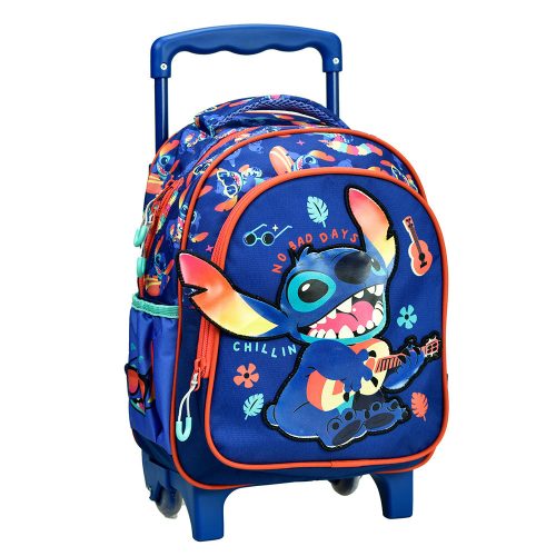 Disney Lilo és Stitch, A csillagkutya Chillin' gurulós ovis hátizsák, táska 30cm